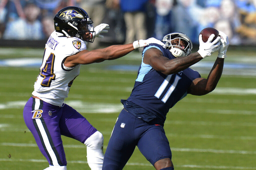 APTOPIX Ravens Titans Football